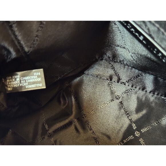 MICHAEL KORS Jet Set Large Leather Clutch Wristlet in Black New w/ Tag MSRP $258 - Picture 10 of 12